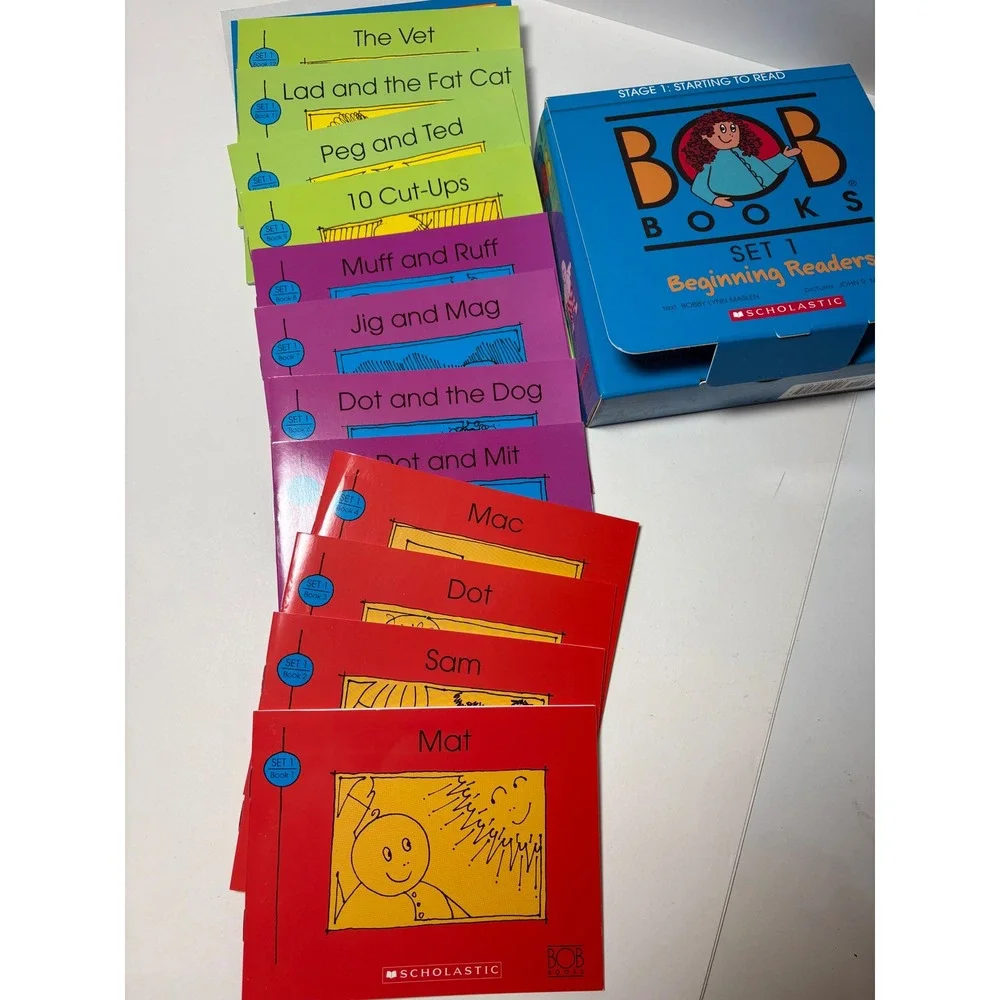 Bob Books Set 1 Beginning Readers 12 Book Box Set Scholastic Phonics Stage 1